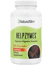 NaturalSlim Digestive Enzymes for Women & Men - Helpzymes Essential Enzymes for Digestion, Gut Health, Gas Bloating Relief with Bromelain, Ox Bile, Pancreatin. & Betaine HCL - 100 Capsule Solo