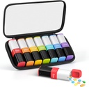 Lotour Weekly Pill Organizer 2 volte al giorno con PU Leather Bag, Grande 7 giorni Pill Box di viaggio, Am Pm Daily Pill Case, Portatile contenitore portapillole per farmaci, vitamine, olio di pesce