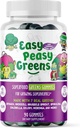 EasyPeasyGreens Daily Veggie Gummies per bambini - 90 Greens Gummies - Aiuta i mangiatori di Picky ottenere i loro verdure in - Fatto con 10 estratti vegetali reali e 100% Vegan