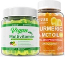 Gummie curriche organiche 1000mg con Vegan Multivitamina per uomini donne