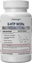 Labs Superior – 5-HTP Worx - 150 mg Pure 5-HTP Plus Potente miscela di serotonina - 90 capsule vegetali - Amplificazione della serotonina - Supporto neurotrasmettitore - Salute del cervello - Supporto per l'umore