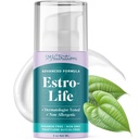 Crema per la pelle di ingrandimento della vita avanzata per le donne | Crema per la pelle cosmetica con Estriol, Yam selvatico, Cohosh nero, Vitamina A, Olio di ribes nero & Manganese | Paraben-Free | 80 Applicazioni | Pompa 4oz