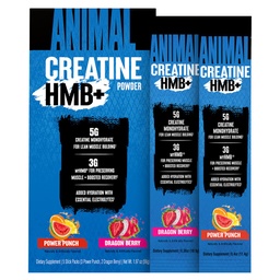 Animal Creatine Monohydrate HMB+ for Men & Women | 5 Single Serving Sampler