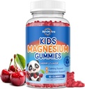 Bambini Magnesio Citrato Gummies - Magnesio per bambini e adulti, Calma Magnesio Citrato Supplemento Sostegno Dormire, Bone & Muscolo Salute, Nerve Relax - 60 Conte Cherry Flavor
