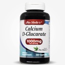 Lab - Calcium d-glucarate, Calcio 1000mg -120 Caps, Calcium Supplement- Menopausa Supporto- Ormone Harmony- Liver Detox- Detox Cleanse- Ultra ad alto assorbimento- Calcio, Calcio.