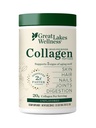 Polvere di peptidi di collagene di grandi laghi per pelle, capelli, unghie, giunti e digestione - non aromatizzato - rapido dissolve idrolizzato, non OGM, Keto, Kosher - 10 oz