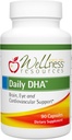 Wellness Resources Daily DHA - Olio di pesce DHA di alta potenza e purezza in TG Form (90 capsule)