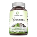 Incredibile India naturale Shatavari 500 Mg per porzione 250 capsule vegetali supplemento | Non OGM | senza glutine