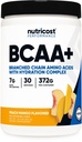 Nutricost BCAA + polvere di idratazione (Peach Mango) 30 Serve - Aminoacidi a catena ramificata con Complesso di idratazione - senza glutine, non OGM