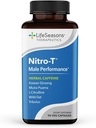LifeSeasons Nitro-T - Integratore di supporto per le prestazioni degli uomini - Migliorare Stamina & Energy - Promuovere la circolazione sanguigna sana - L-Citrulline L-Teanina Tribulus Ginger Kava & Caffeina - 90 capsule