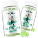 Aminoacidi essenziali EAA Gummies - 60 giorni forniscono tutti 9 aminoacidi essenziali e tutti gli aminoacidi a catena ramificata (BCAAs) senza zucchero con il supporto di recupero del muscolo Energia Non OGM Green Apple Flavor