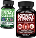 Pulire Detox & Riparazione 120 Caps - Insieme con - 15 giorni Cleanse | Colon Detox con Lassativo Naturale