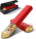 Premium organizzatore di pillole settimanali, 7-Giorni caso di pillole compatte per il borsellino, scatola di alluminio leggero oro per vitamine, medicina, integratori, regalo di benessere di lusso