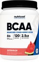 Nutricost BCAA Polvere 2:1:1:1 (Watermelon, 120 Serve) - Gluten Free, Non OGM, Vegetariano