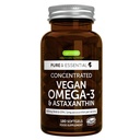 Igennus Vegan Omega-3 Natural Triglyceride Algae Oil, DHA & EPA Fatty Acid Supplement, 180 Small Softgels con Astaxanthin, Easy-to-Swallow, Pure & Sustainable, 90 Serve