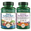 Prodotti di purezza Bundle - Men's Perfect Multi + Women's Perfect Multi - Men - Supporta la vitalità sana, l'energia + di più - Donne - Supporta la salute del tratto urinario, l'immunità, le unghie della pelle dei capelli + di più
