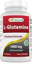I migliori naturali L-Glutamina 1000mg carburante per allenamento (non OGM) Compresse, 180 Conte