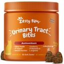 Zesty Paws Cranberry Tract Bites urinario per gatti - Rene & Urinary Tract Health - Cuciture morbide con D-Mannose, Vitamina B6 & L-Arginina - Supporto Immune & Gut - Bacon - 60 Conte
