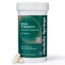 Mega-Strain 50 miliardi di CFU Probiotici + Prebiotici 30 Caps Probiotici per le donne e gli uomini - Mantenere buona Flora Probiotici e Salute Digestiva - Nessun Refrigerazione Richiesto Probiotici Lactobacillus Rhamnosus