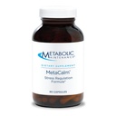 MetaCalm di Manutenzione Metabolica - GABA L-teanina Supplemento per il supporto calma, sonno e stress, vitamina B6, Folato attivo, Magnesio & 5-HTP Complesso per adulti, uomini e donne - 90 capsule