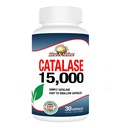 Rise-N-Shine Catalase Supplemento 15.000 - Potente enzima antiossidante per la salute dei capelli - Supplementi per il forte sostegno dei capelli - 30 giorni di alimentazione