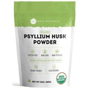 Kate Naturals Psyllium Husk Polvere per cuocere, fibra e digestione. Polvere di semi di psyllium per cani e gatti (12oz, organico, senza glutine, sicuro per animali domestici)