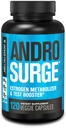 Jacked Factory Androsurge Estrogen Blocker per gli uomini - Testosterone naturale Booster per gli uomini & Estrogen Metabolizer con Tongkat Ali, DIM, Long Jack & More - Test Booster & Muscle Builder - 120 Count