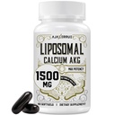 Supplemento 1500 MG (acido alfa-chitoglutarico), alto assorbimento, più efficace di AAKG, Ca AKG per la longevità, difesa dell'età, energia cellulare, funzione metabolica, 60 Softgels