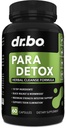 DR. BO para Cleanse Human Detox Guard - Intestinal Pills Support for Humans - Pro Gut Health Intestine Supplement Stomach for Adults - Herbal Wormwood Black Walnut Complex & Cloves - 60 Capsule