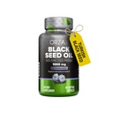 ORZAX 1000 mg Olio di semi di pezzatura nera Estratto a freddo biologico con 20 mg Thymoquinone per il supporto immunitario, capelli buoni, pelle e giunti (60 capsule di gel morbido)