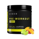 Kaged Sport Pre Workout Powder for Men & Women, Mango Lime, Sport Certified, 188mg Caffeina, Nitric Oxide Supplement, Beta Alanine for Energy, Weightlifting, Cardio Endurance & Strength, 20 Servings
