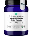 Ora Organic Vegan Protein Powder - 23g Plant Based Pea Protein + Superfood per le donne e gli uomini - non zuccherato e non aromatizzato - 20 Serve, No Erythritol, Keto-Friendly, Gluten-Free, Paleo, Soy-Free