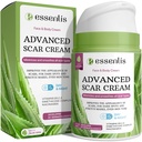 Crema per la rimozione delle cicatrici per le donne e gli uomini, Riparazione rapida di nuove cicatrici, Spots, Brucia tutto il trattamento naturale con vitamina E, B5, C, Aloe Vera, 1.7 Fl Oz