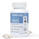 FIQ - Mag IQ Glycinate - Magnesio Bisglycinate Chelate TRAACS - Alto assorbimento Magnesio Glycinate Supplemento - Sonno, Energia Giornaliera, & Bone Wellness - 60 capsule