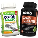 Colon Cleanse Candi Detox Formula - Pillole Natural Bowel Cleanser per Bloating Intestinal & Anti Overgrowth Cleansing per le donne e gli uomini - Supplemento giornaliero di costipazione sollievo Gut Stomach Balance Control