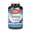 Carlson - Omega Complete Gems, Omega-3-6-9, Wild Caught, Sostenibilmente Sourced, Heart Health, Joint Function & Immune Support, 90 Softgels