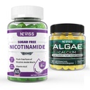 NEVISS Nicotinamide 500 mg Gummies + Alghe marine Calcium Gummies Bundle