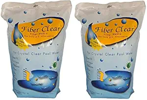 Fiber Clear 9 oz 2 Pack 4009DC Cellulosa Filter Media D.E. alternativa per piscine