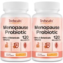 Integratori di menopausa per le donne, 120 miliardi di CFU Probiotici, 13-in-1 Herbs & Botanicals Complex, per l'ormone Menopause, Flash Caldi, Nuvole Notturne, Mood Swings, Disturbances sonno, Vegan, 120 Caps
