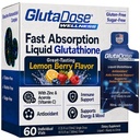 Integratore di Glutathione Liquido, Acerola Energy Booster a base di limone w/Zinc, Vitamine e Minerali Giornalieri, Formulazione Zero Sugar, Supporto Auto-Immune per Adulti, 0.34 fl oz, Confezione da 60