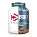 Dymatize ISO100 Whey Protein Powder Isolate, Fudge Brownie, 25g di Protein, 5 Pound, 5.5g BCAA, Meno di 120 Cal., Gluten Free, 1g Fat, 1g Sugar, 2g Carb (70 Servings)