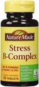 Natura fatta Stress B-Complex Integratore alimentare Compresse con vitamina C & Zinc 75 ea (Pacchetto di 6)