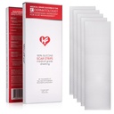 Fogli di cicatrice di silicone formulati HealFast - Advanced Crosspolymer Medical Grade Strisce di cicatrici in silicone per chirurgia, sezione C, Keloids e cicatrici ipertrofiche - Nastro in silicone per cicatrici (5 fogli)