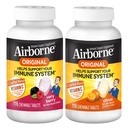 Airborne 1000mg Vitamin C Chewable Tablets Citrus & Very Berry Flavor Bundle - Integratore di supporto immunitario con Zinco e Vitamine Antiossidanti Potenti A C & E, (2x116ct bottle)*