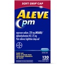 Aleve PM Sleep Aid Plus Dolore Caplets, Naproxen Sodium & Diphenhydramine HCl, Nighttime, 120 Count