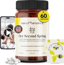 Fobulous Menopaus – Vegan Menopause Formula con Nero Cohosh & B-Complex – Capsule vegetali con Ricette e Pilates Programma