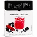 ProtiFit - Miscela di bevanda di frutta aromatizzata ad alta proteina, 15g Protein, Calorie basse, Zucchero Libero, Proteine Ideali Compatibili, 7 Servings Per Box (Belliccia)