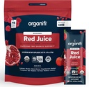 Succo rosso Organifi - Polvere di energia Riduce Ceppi di Pomeriggio e Boosts Digestione e Sistema immunitario, 15 Go Packets