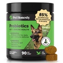 Probiotici per cani per la diarrea occasionale e il supporto per gli animali domestici, enzimi digestivi con prebiotici per la salute del fegato per cani, salute dell'immunità e sollievo dell'immunità (Duck 90 ct)
