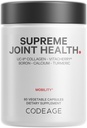 Codeage Supreme Joint Health, UC-II Collagen Capsule Tipo II, VitaCherry Sport Cherries, Boron, Calcium Fructoborate, Acido Ialuronico, Turmerico, Bromelain & Boswellia Supplement, Non-GMO, 60 Conte
